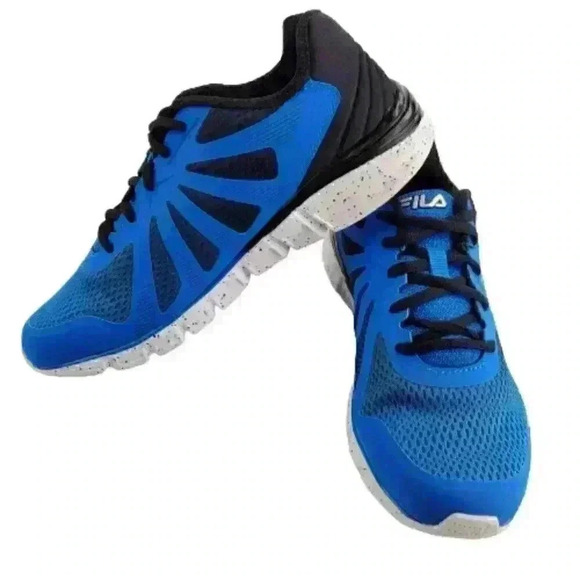 Fila Kids Fraction 2 Sneakers Size 7 Blue Lace Up - Picture 10 of 12